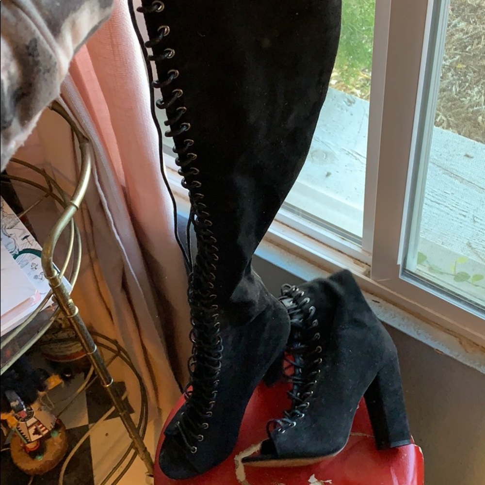 Billini lace up over the knee boots